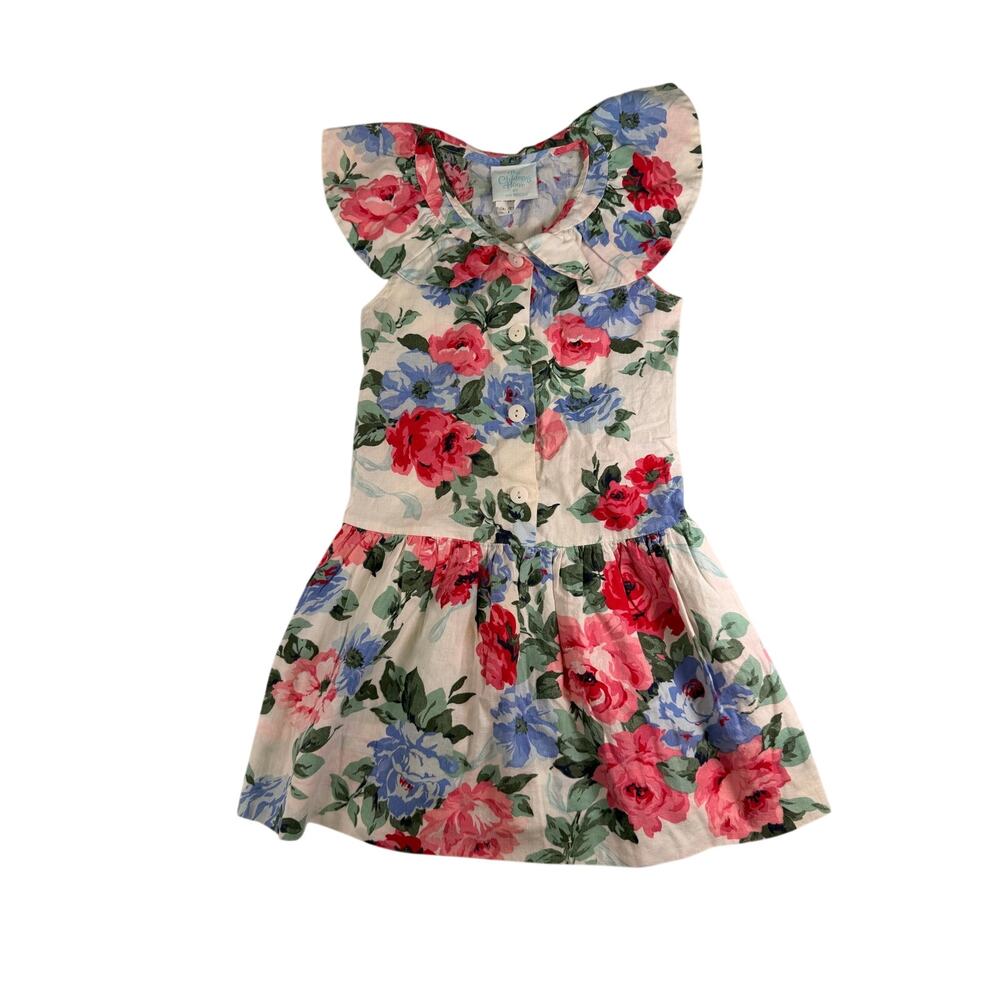 Vintage The Children's Hour by Jan Griggs Floral Dress, Size 4 | Made in USA